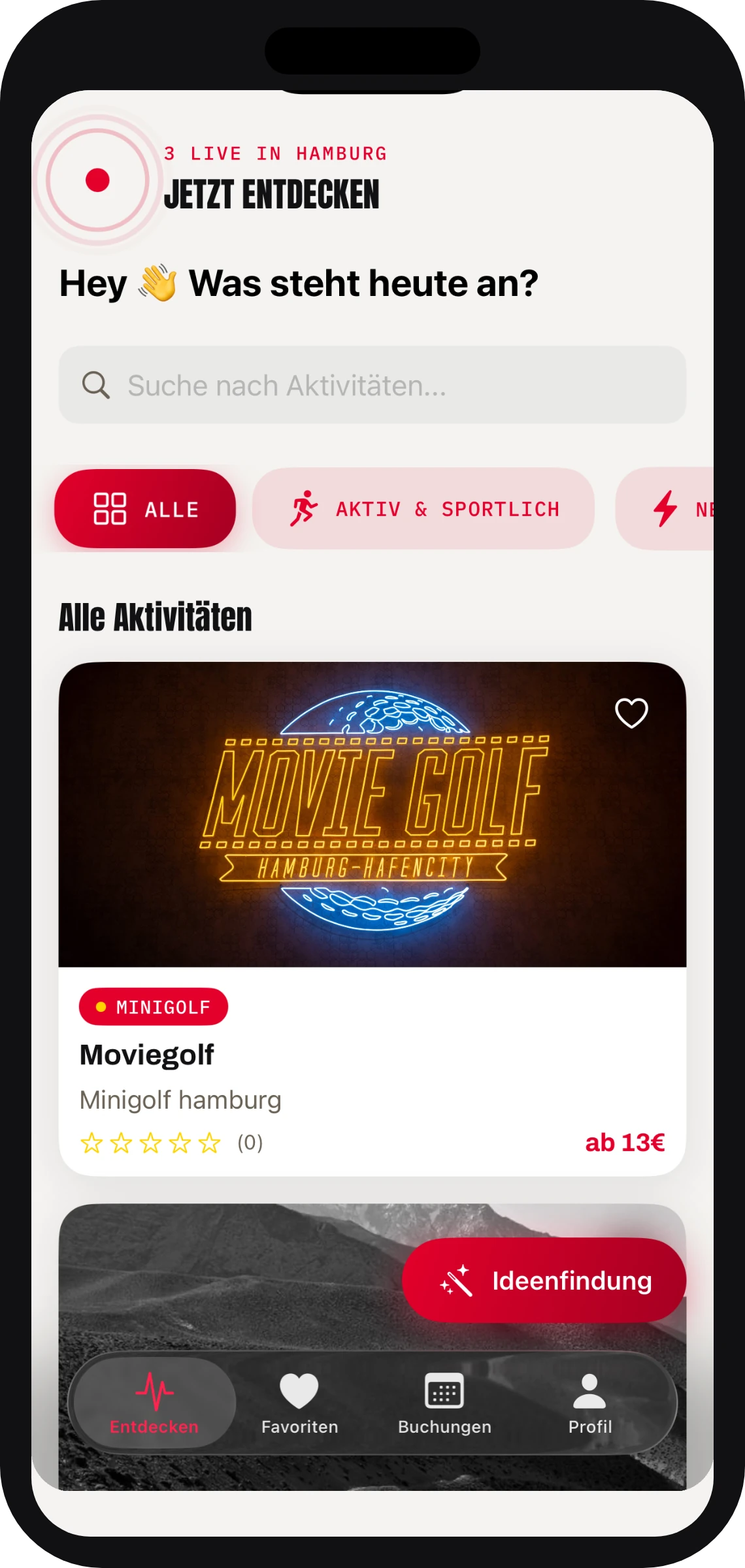 Justime App: Aktivitäten live entdecken und buchen